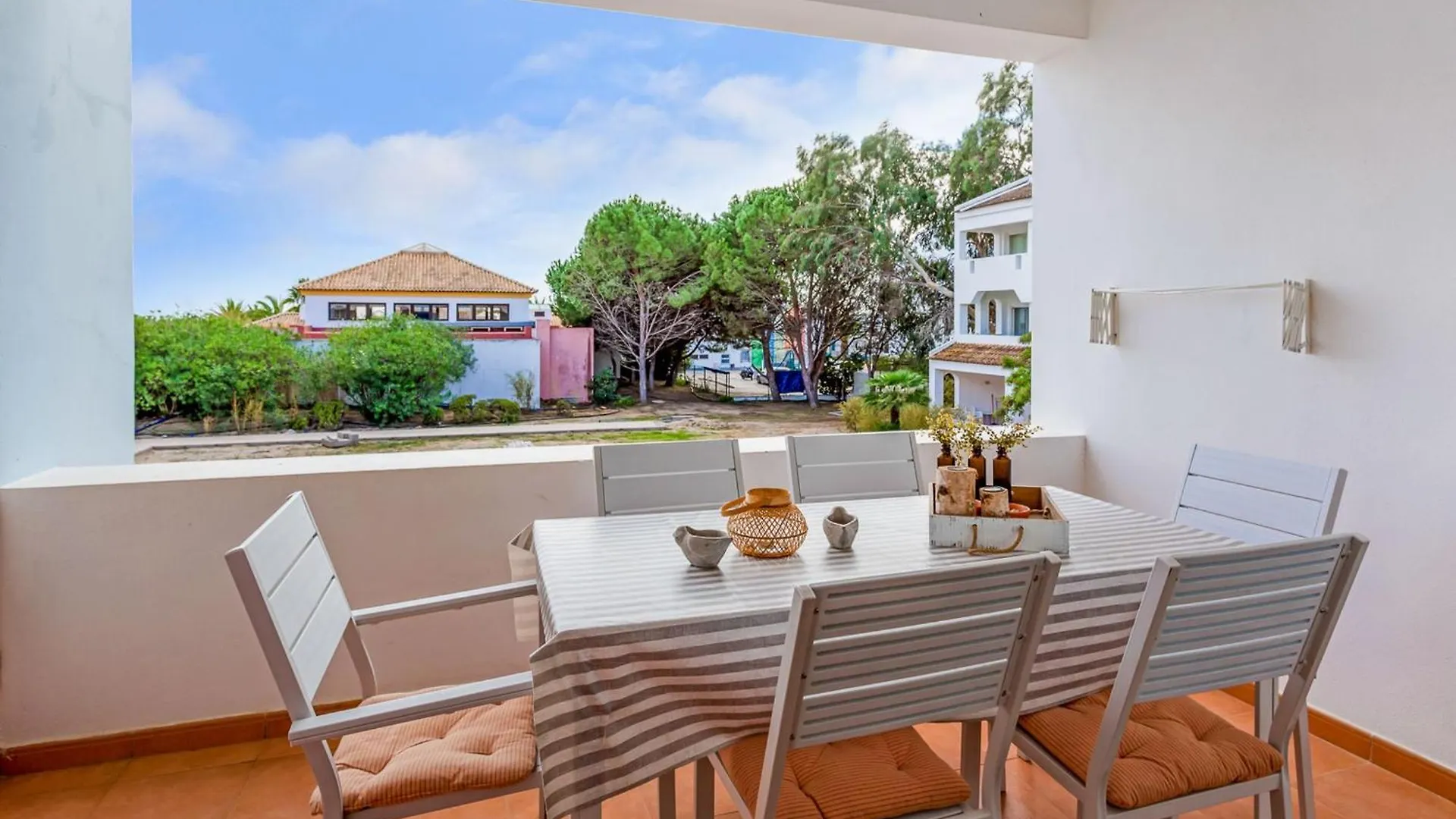 Golden 1 Bdr Flat W/ Balcony & Pool By Lovelystay Cabanas De Tavira 0*,